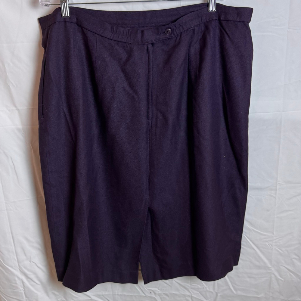 Women's Purple Pencil Skirt Size 22 - Picture 3 of 9